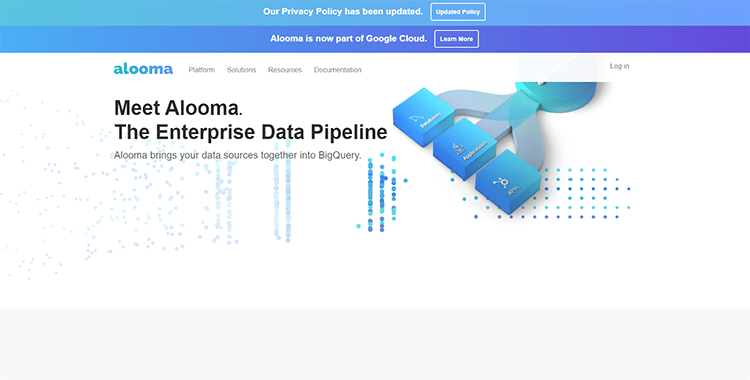 Alooma Homepage