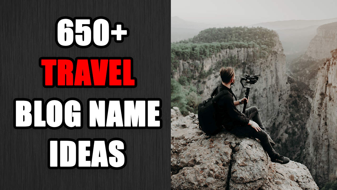 travel and lifestyle blog name ideas